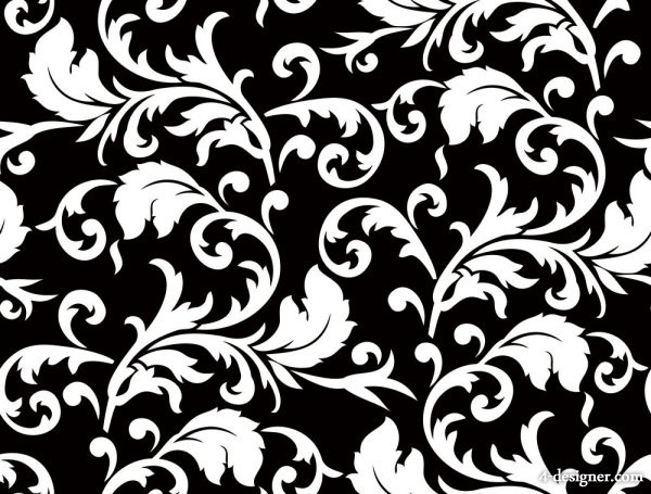 Classical-traditional-floral-pattern-background-03-vector-material-8331